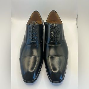 NIB Florsheim Men's Black Cap Toe Dress Shoes Size 11 D